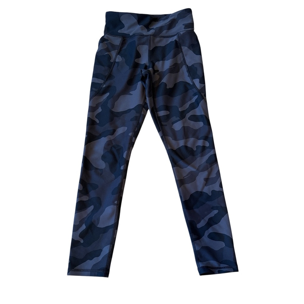 Old Navy Kids Navy Camouflage Leggings